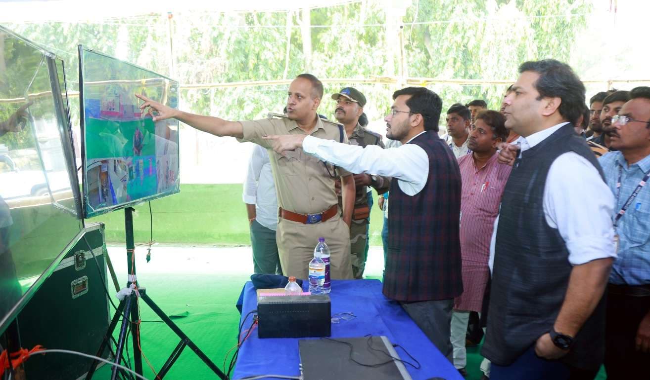 मतगणना केंद्र का एसइएओ ने लिया जायजा, कहा पूरी तरह अलर्ट रहे अधिकारी