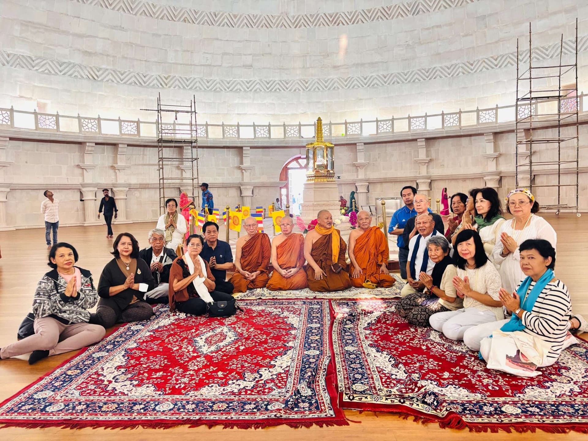 hajipur news. विदेशी पर्यटकों को लुभा रहा बुद्ध सम्यक दर्शन संग्रहालय-सह-स्मृति स्तूप