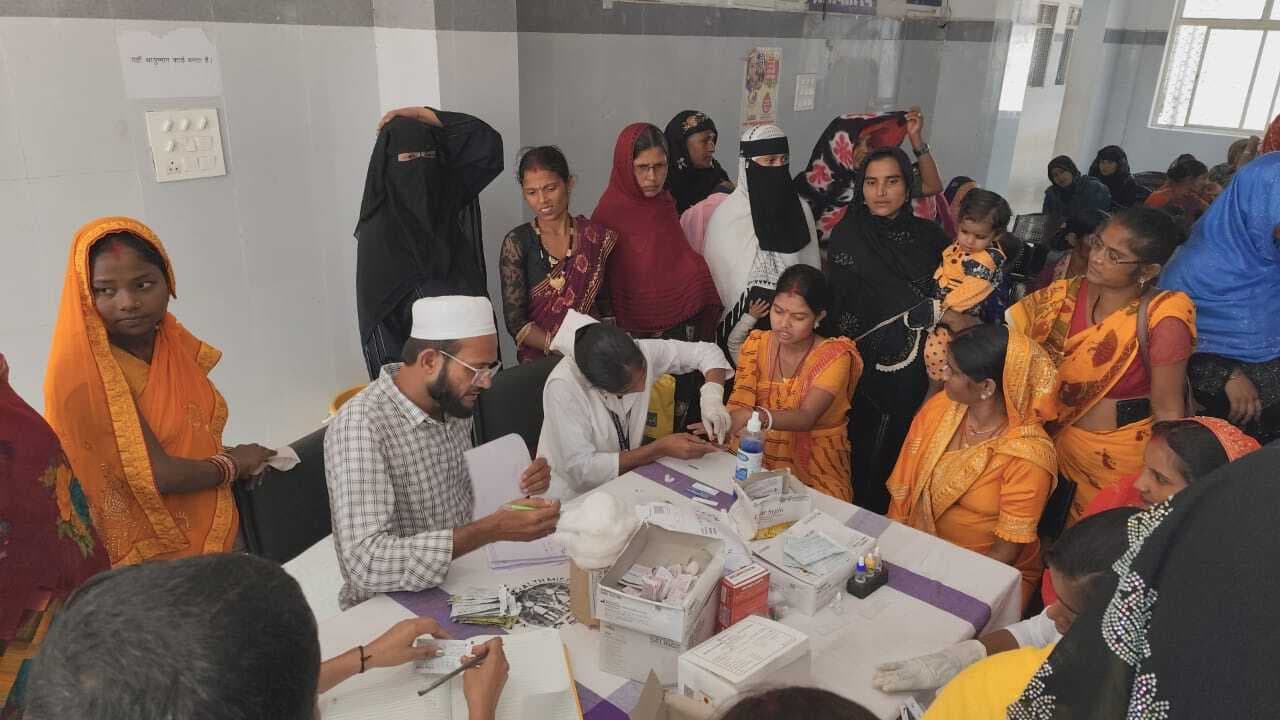 99 गर्भवती महिलाओं की गयी स्वास्थ्य जांच