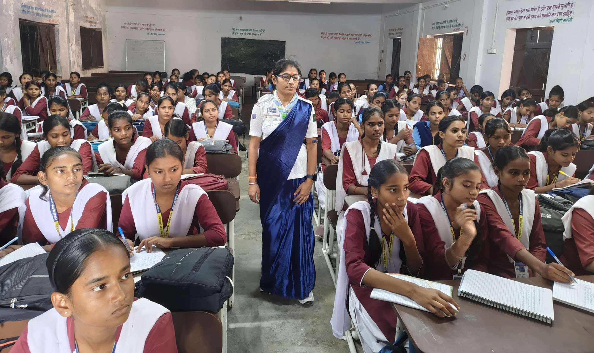 परियोजना गर्ल्स हाई स्कूल में पांच दिवसीय स्काउट एंड गाइड शिविर