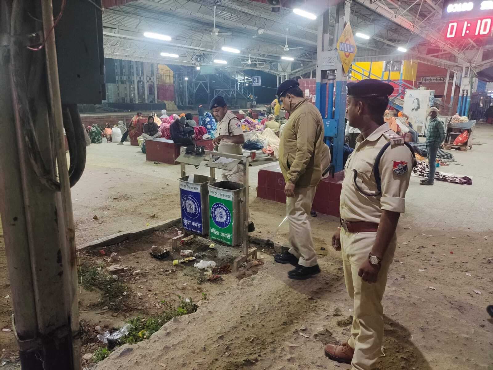 दिल्ली विस्फोट घटना के बाद किऊल आरपीएफ ने बढ़ायी चौकसी