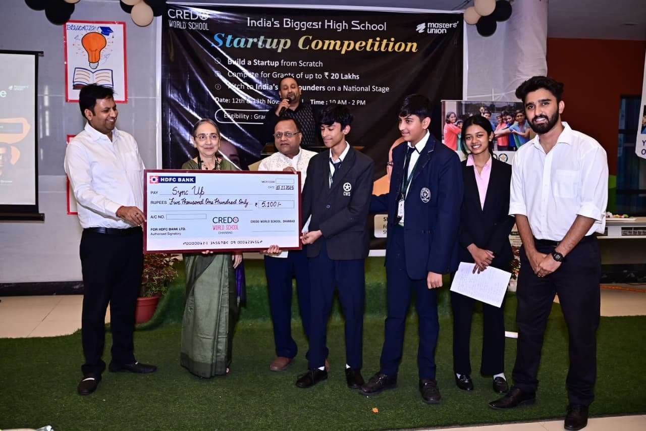 Dhanbad News: क्रेडो में स्टार्टअप लीग, विजेताओं को मिला पुरस्कार