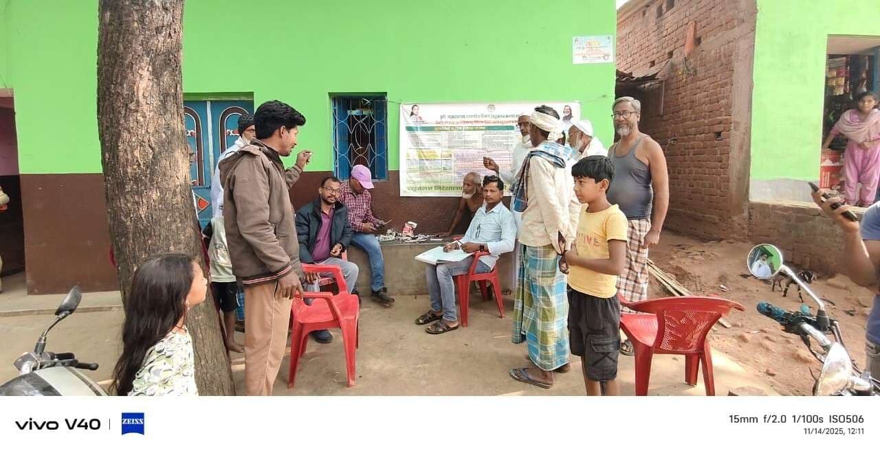 बंदरचूंवा पंचायत में पशुओं के स्वास्थ्य की हुई जांच