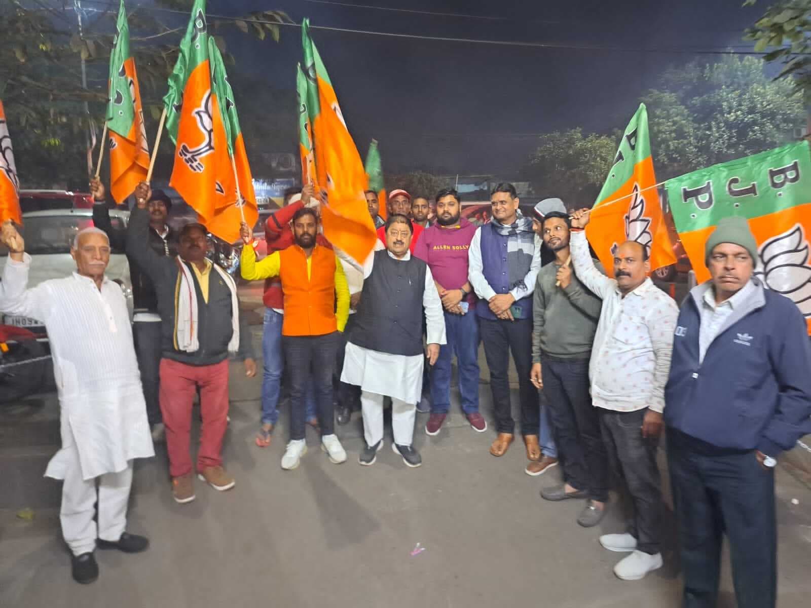 Bokaro News : बिहार की जीत पर मना जश्न