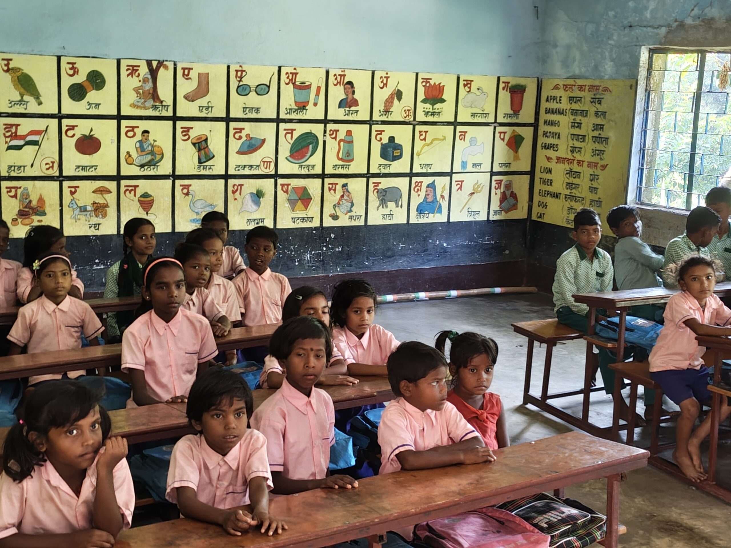 Giridih News: उमवि धावाटांड़ में टूटकर गिरता है प्लास्टर, बच्चे-शिक्षक रहते हैं भयभीत