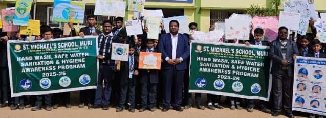 हैंड वॉश-डे पर चला स्वच्छता अभियान