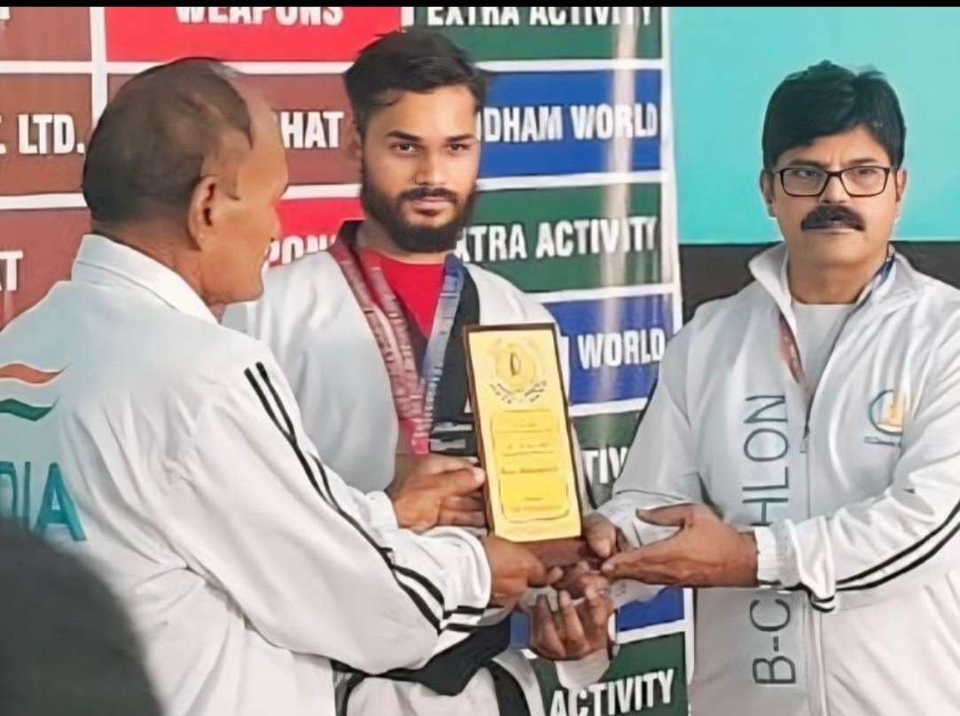 सोनो के राजन ने ऑल इंडिया बुद्धम मार्शल आर्ट चैंपियनशिप में जीते स्वर्ण पदक