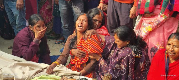 Giridih news :झुंड से बिछड़े हाथी ने वृद्धा समेत दो लोगों को कुचलकर मार डाला, एक घायल