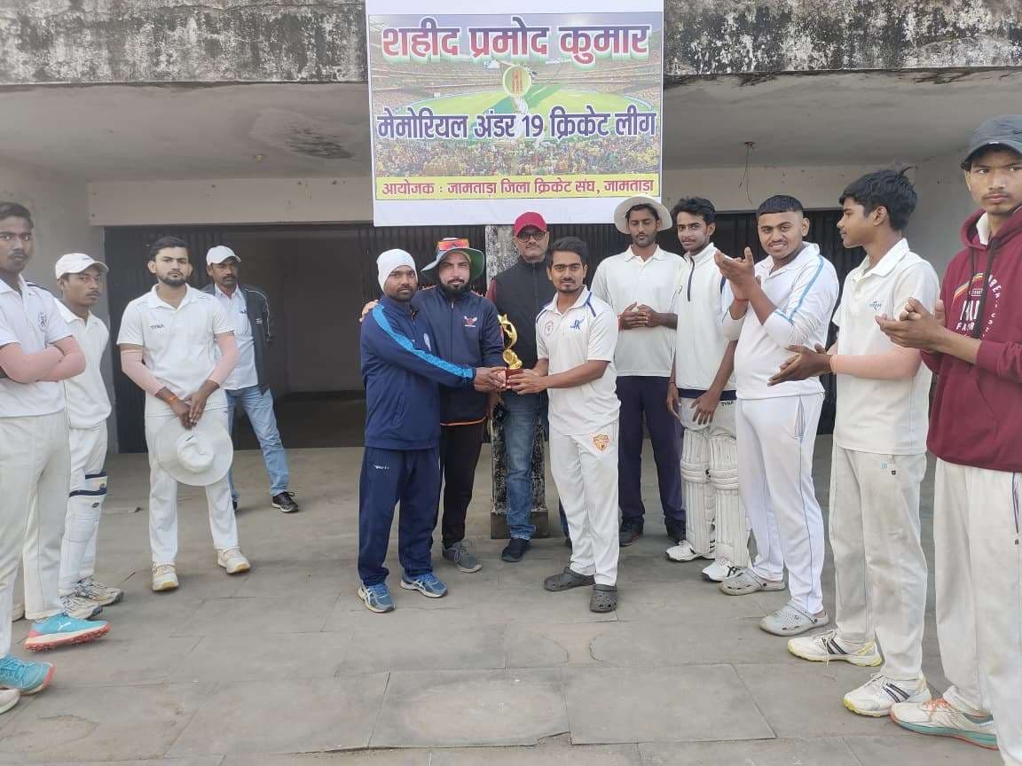 एबी क्रिकेट अकादमी जामताड़ा ने मधुपुर को तीन विकेट से हराया