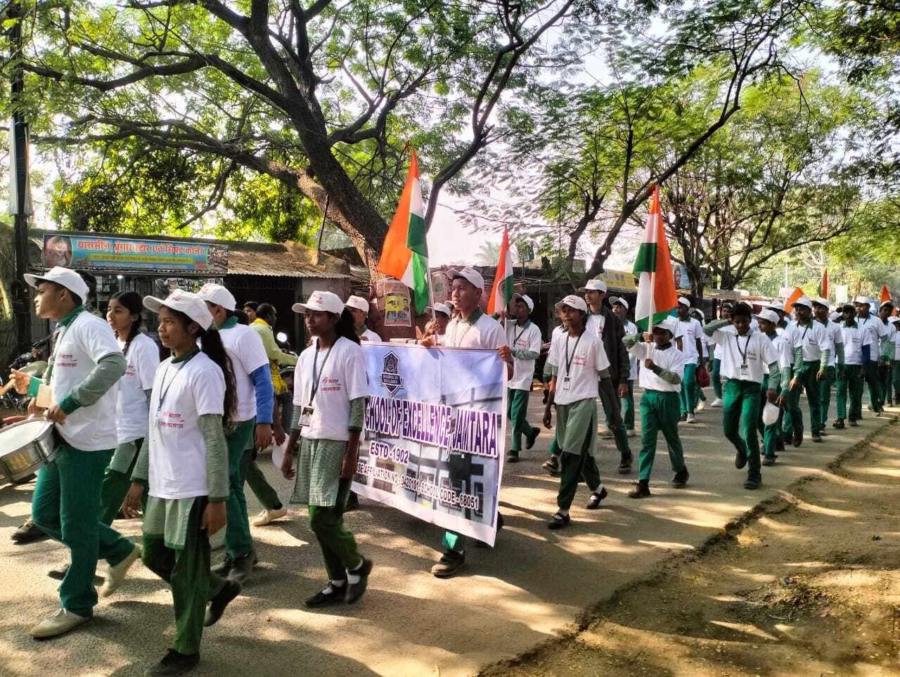 सरदार पटेल की 150 जयंती पर एकता के लिए की गयी पदयात्रा