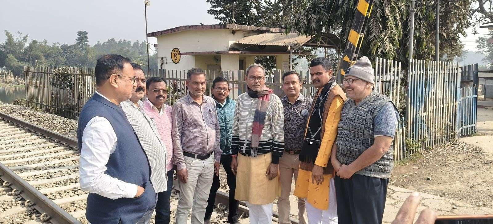 विधायक ने आरओबी निर्माण का लिया जायजा