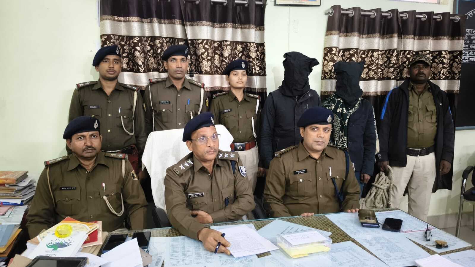 लूटकांड का पुलिस ने किया उद्भेदन, दो गिरफ्तार, 80 हजार रुपये बरामद