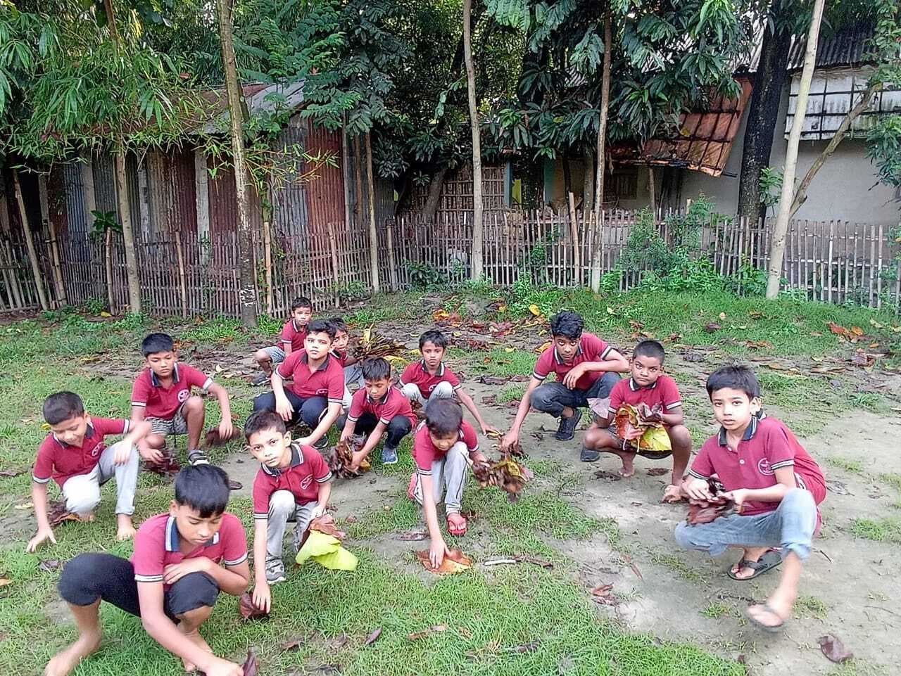 गैप डिफेंस स्कूल के छात्रों ने चलाया सफाई अभियान