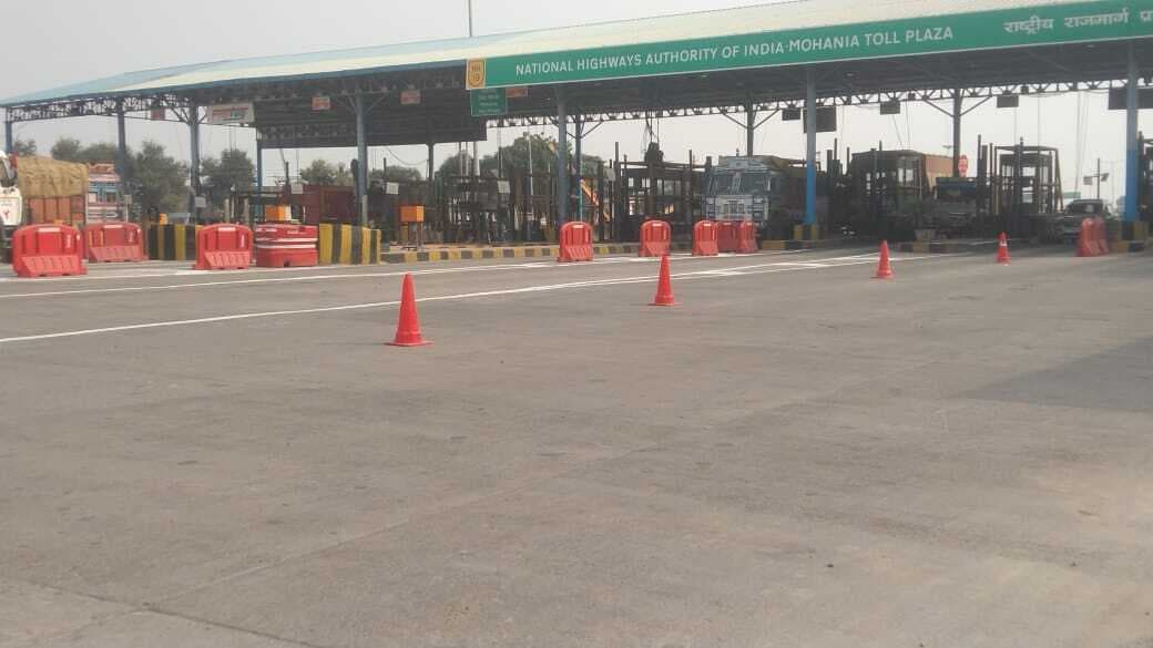 कैमूर स्थित हाइवे पर मार्किंग, सांकेतिक बोर्ड व लाइट लगाने के कार्य में आयी तेजी