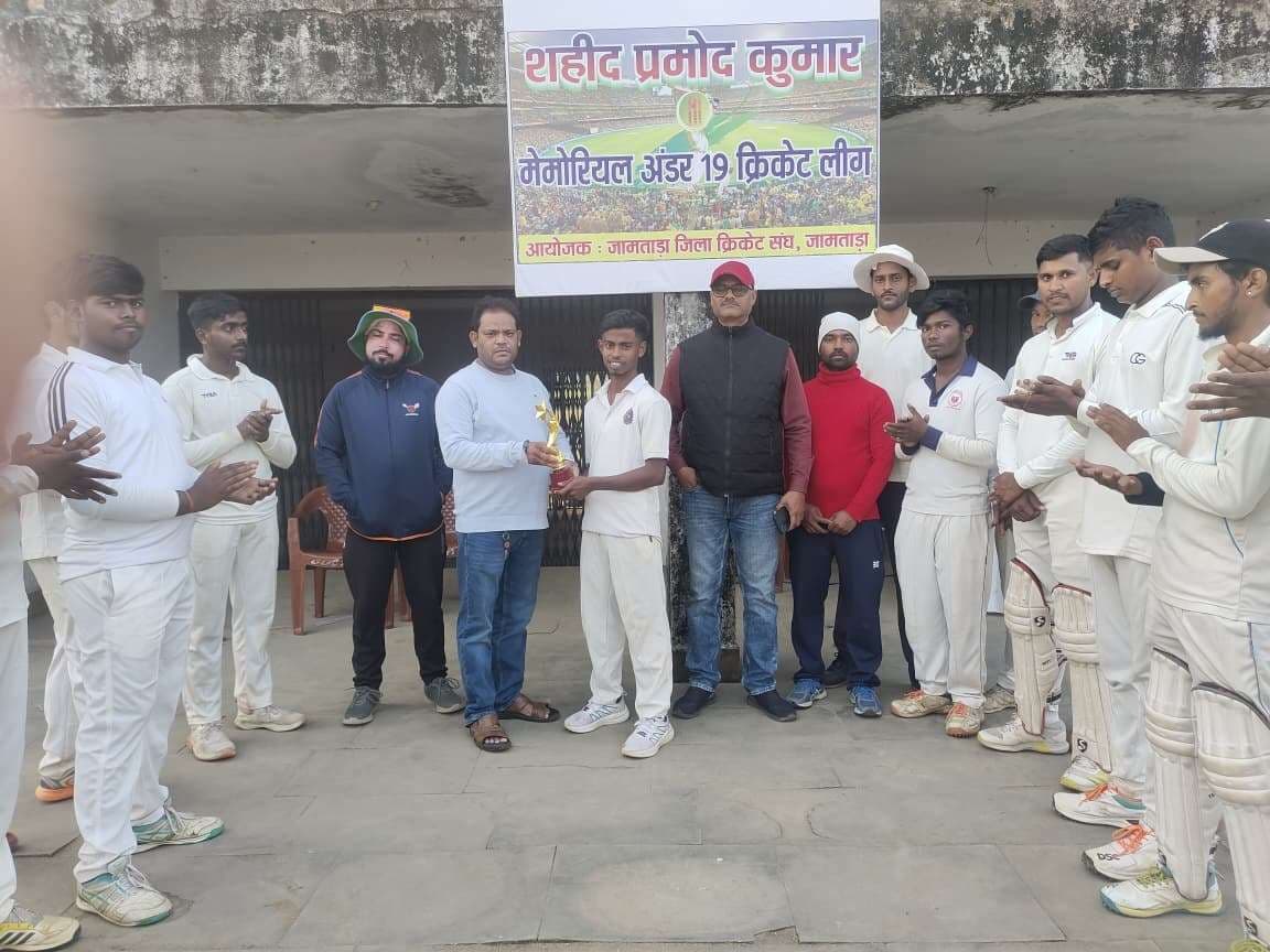 लक्ष्य क्रिकेट अकादमी ने तीन विकेट से जीता मैच