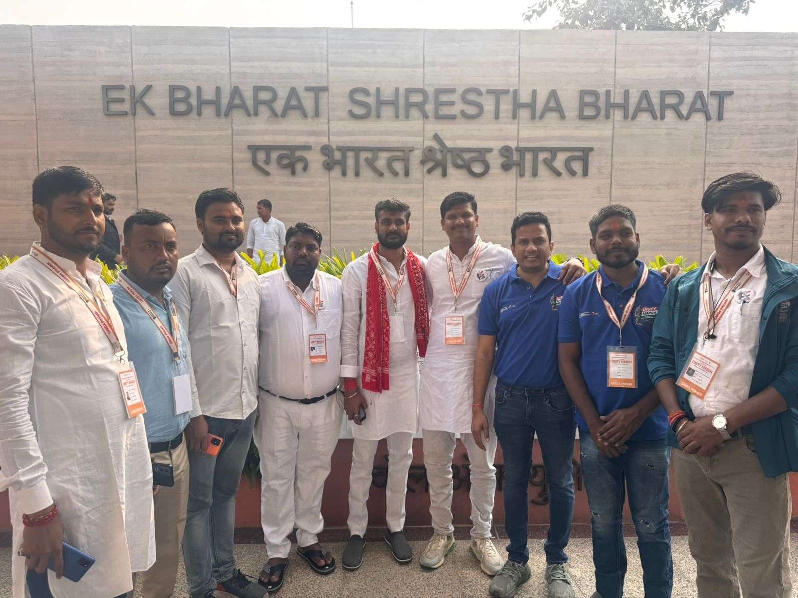 Giridih News :राष्ट्रीय पदयात्रा में गिरिडीह के युवाओं ने की सहभागिता