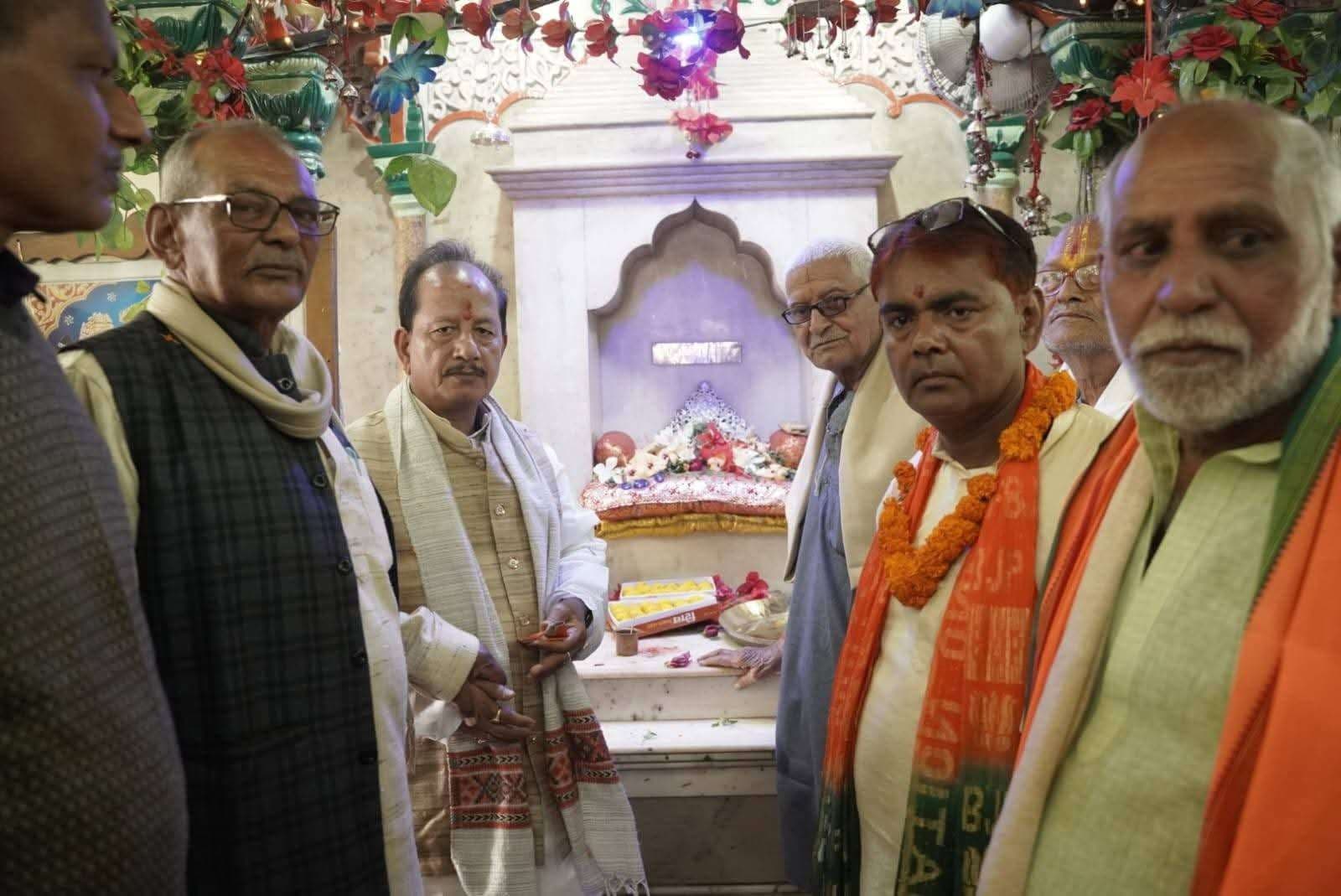 उपमुख्यमंत्री ने किया गोविंद बाबा मंदिर में की पूजा