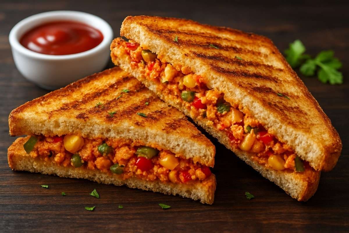 paneer maxican sandwich paneer maxican sandwich