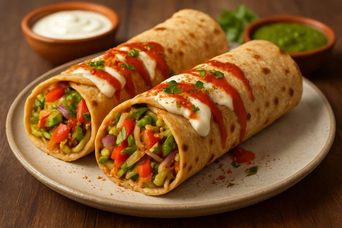 roti veg wrap recipe roti veg wrap recipe