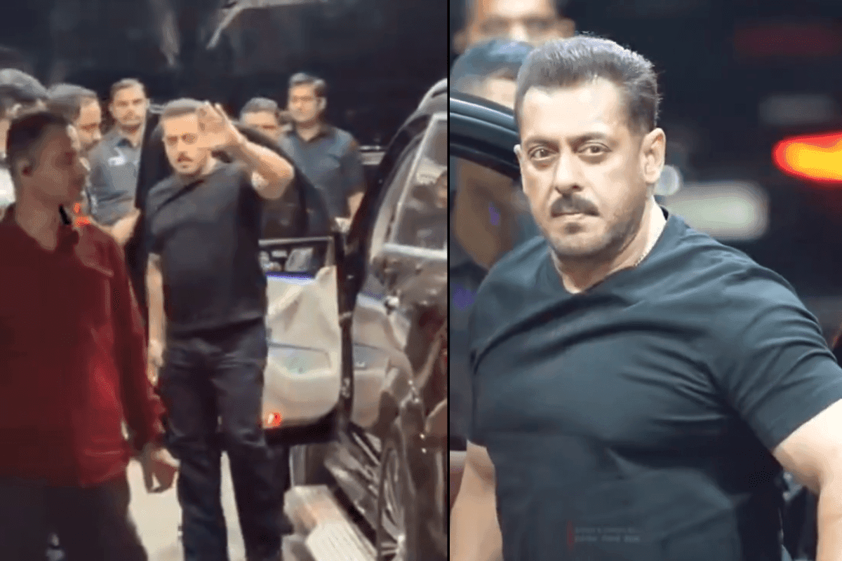 Salman Khan: सलीम खान की वेडिंग एनिवर्सरी में सलमान की धमाकेदार एंट्री, टाइट सिक्योरिटी के बीच भाईजान ने दिया ऐसा पोज
