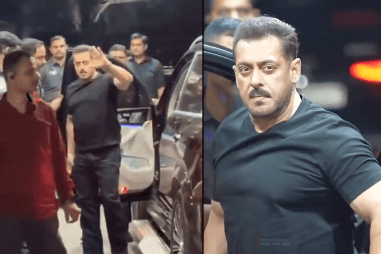 Salman Khan: सलीम खान की वेडिंग एनिवर्सरी में सलमान की धमाकेदार एंट्री, टाइट सिक्योरिटी के बीच भाईजान ने दिया ऐसा पोज