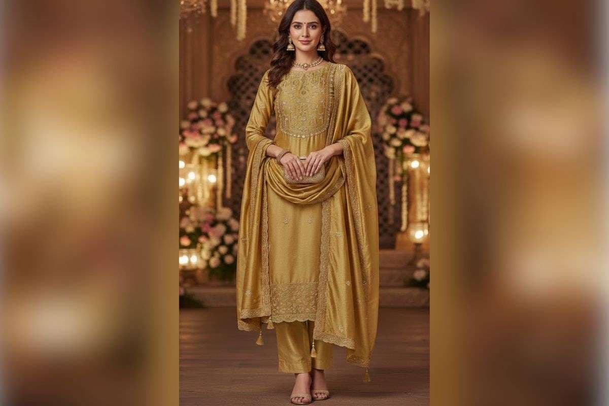 silk suit