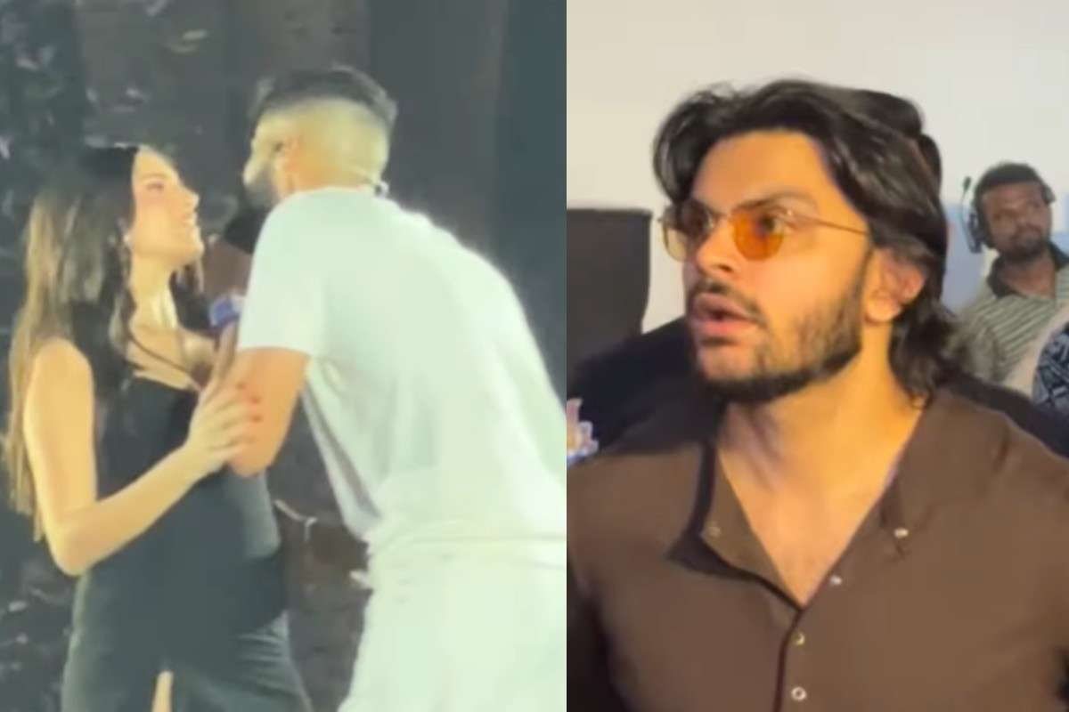 AP Dhillon Kisses Tara Sutaria before her bf veer pahadiya