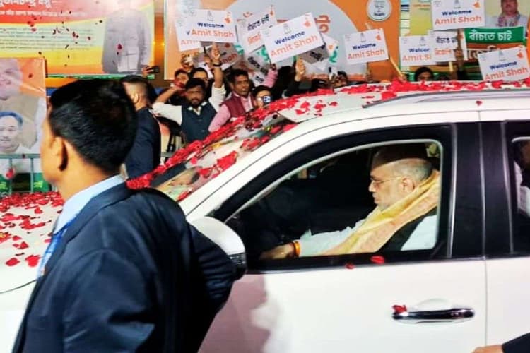 अमित शाह कोलकाता पहुंचे, बंगाल चुनाव 2026 पर 3 दिन तक करेंगे मंथन