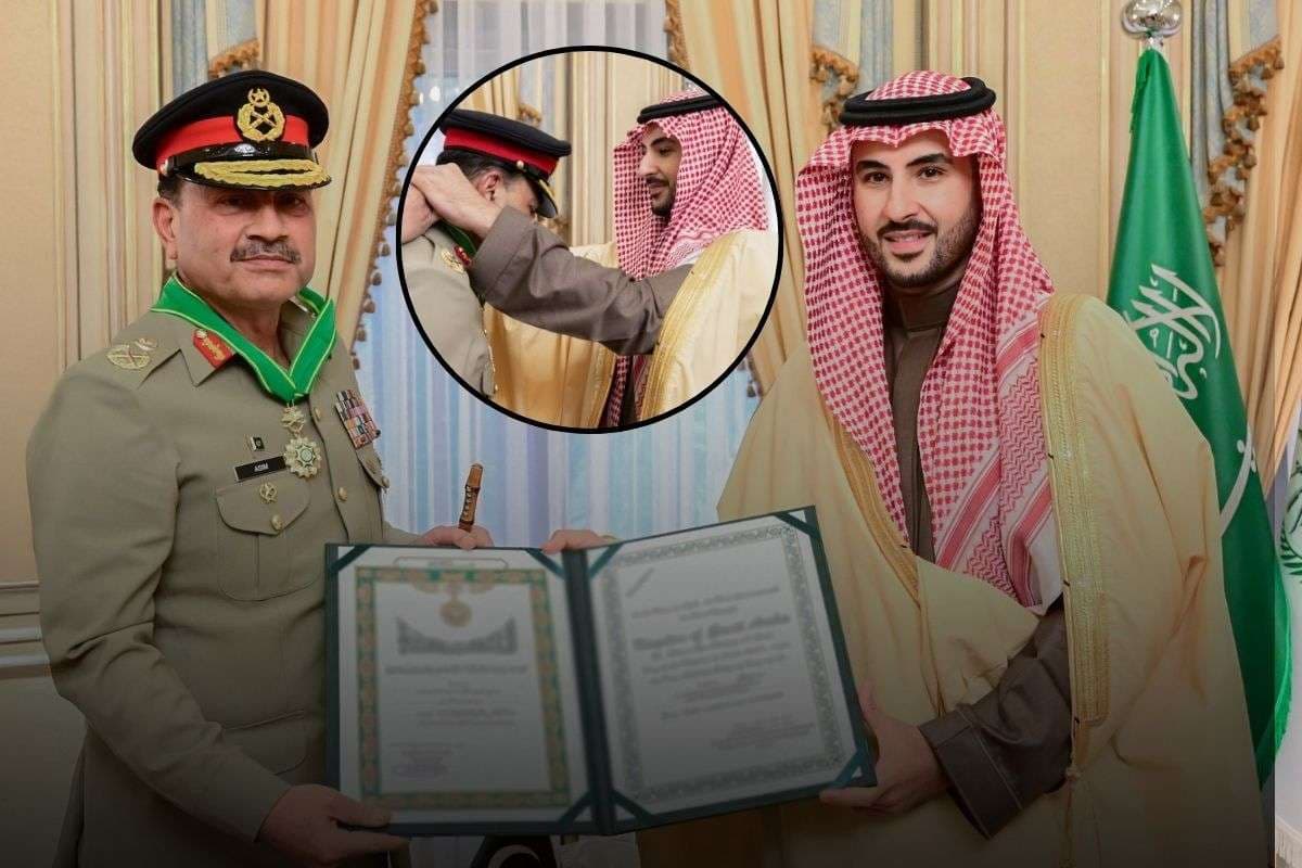 Asim Munir awarded with the King Abdulaziz Medal of Excellent Class