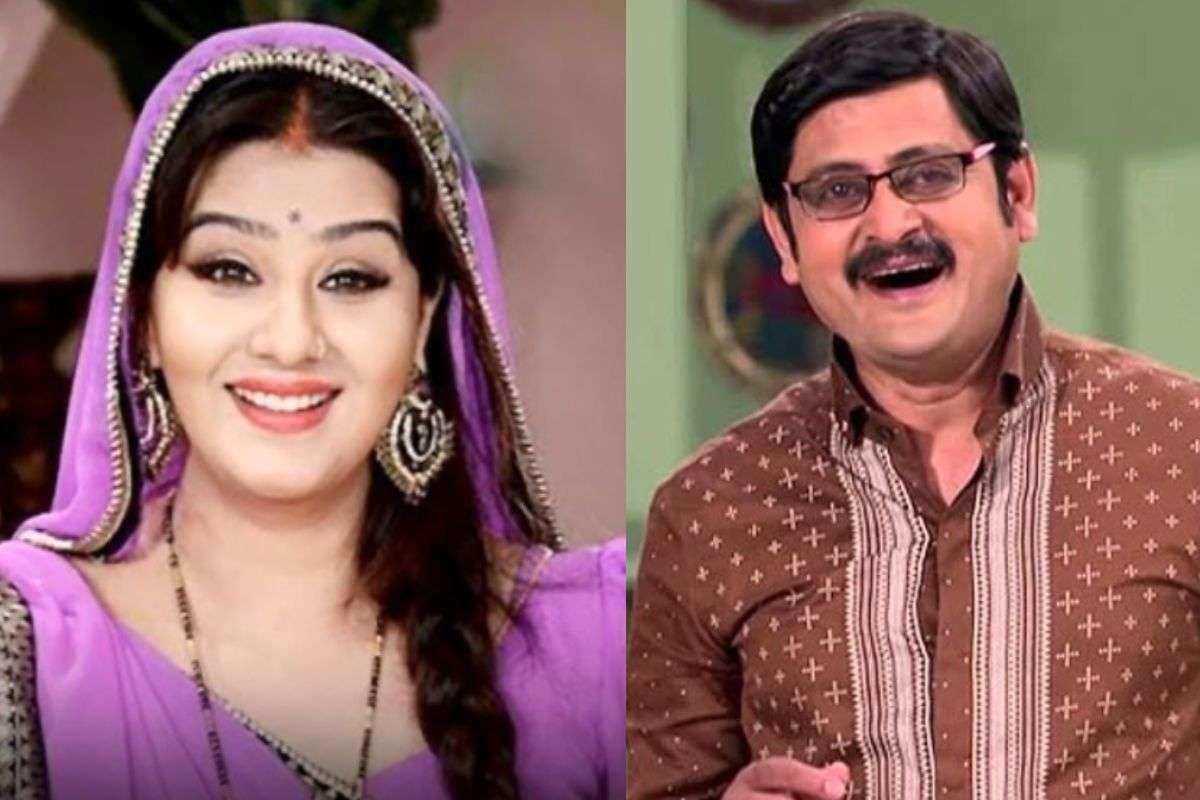 Shilpa Shinde Bhabhiji Ghar Par Hain actress and Tiwari ji Image Shilpa Shinde Bhabhiji Ghar Par Hain actress and Tiwari ji Image