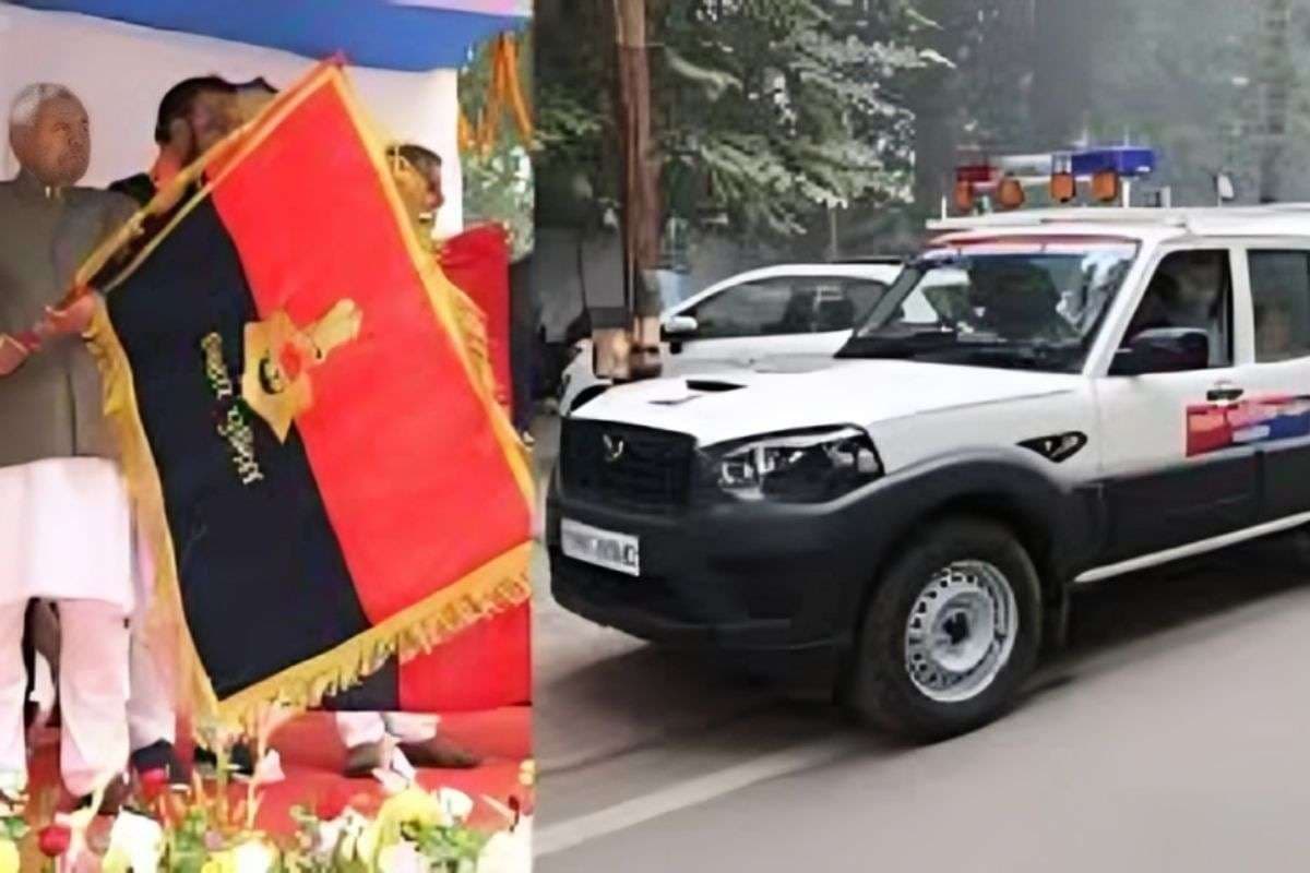 CM Nitish Kumar flagged off 34 mobile forensic vehicles