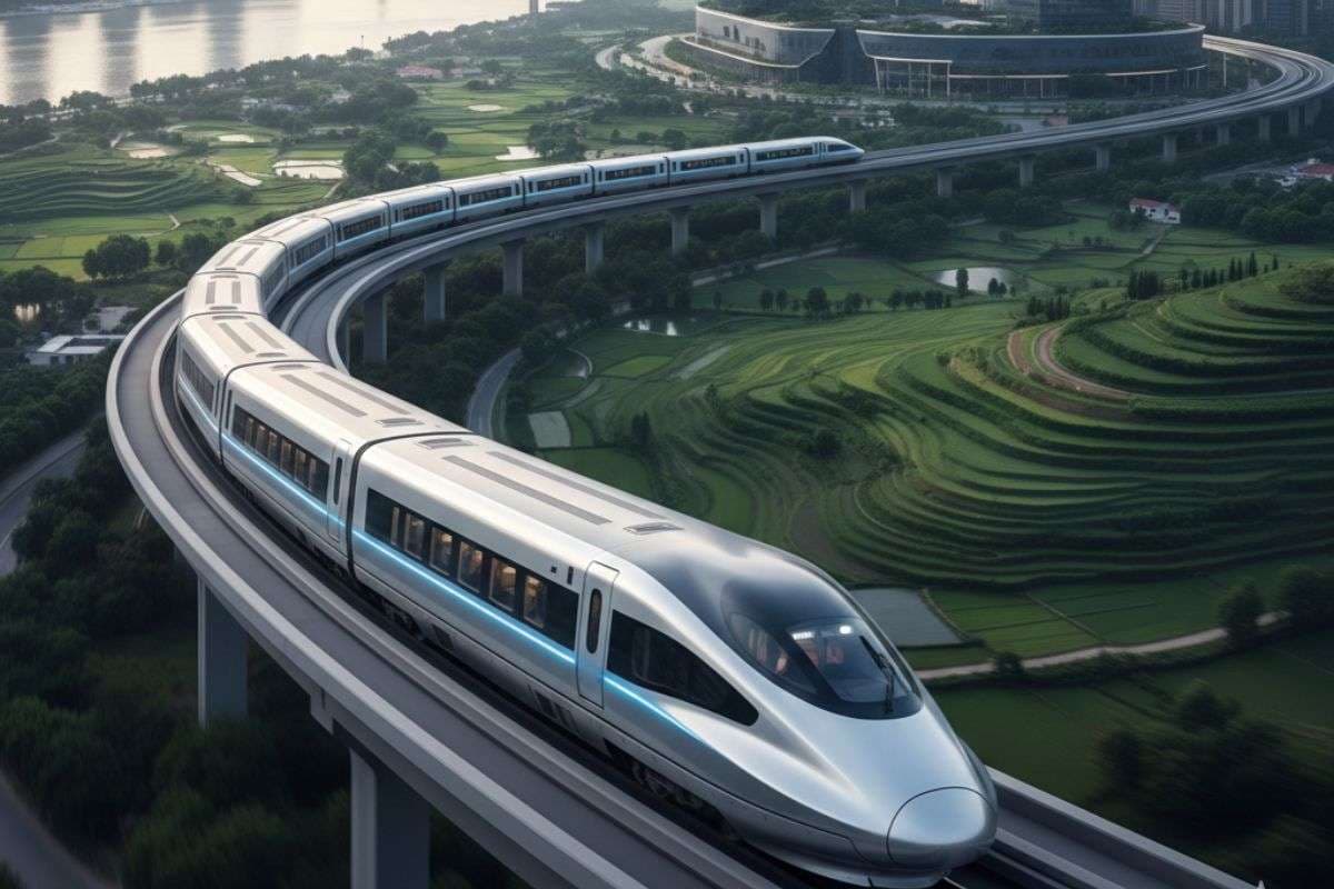 China Built World Fastest Train / Ai Image China Built World Fastest Train / Ai Image