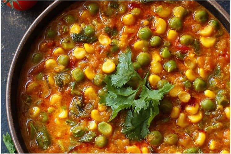 Corn Matar Masala Recipe: सुबह की जल्दबाजी के लिए बेस्ट है ये टेस्टी सब्जी,बच्चों के टिफिन के लिए परफेक्ट