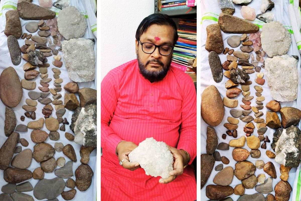 झारखंड की इस पहाड़ी पर हुई थी सभ्यता की पहली सुबह, पाषाण युग के रहस्यों की खोज में लगे पंडित अनूप वाजपेयी का दावा