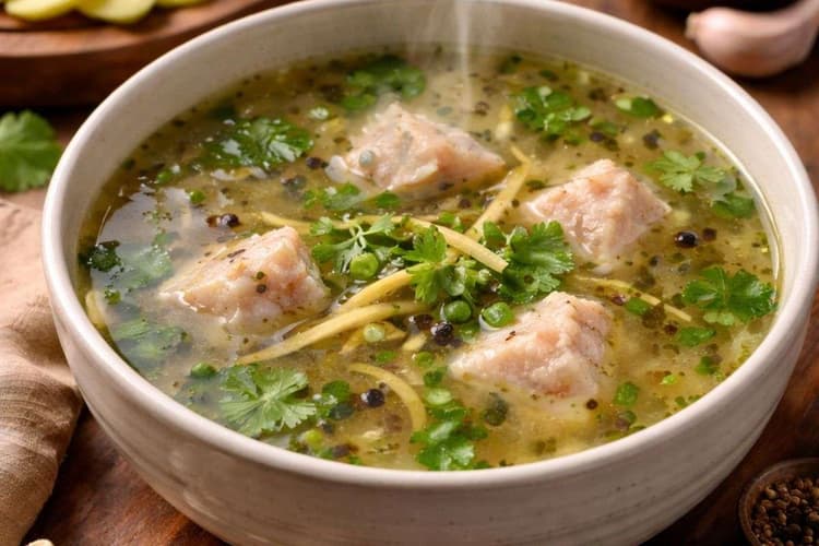 कड़ाके की ठंड में पी लीजिये फिश क्लियर सूप, गर्माहट इतनी कि लोग खुद को कंबल से निकाल फेंकेंगे