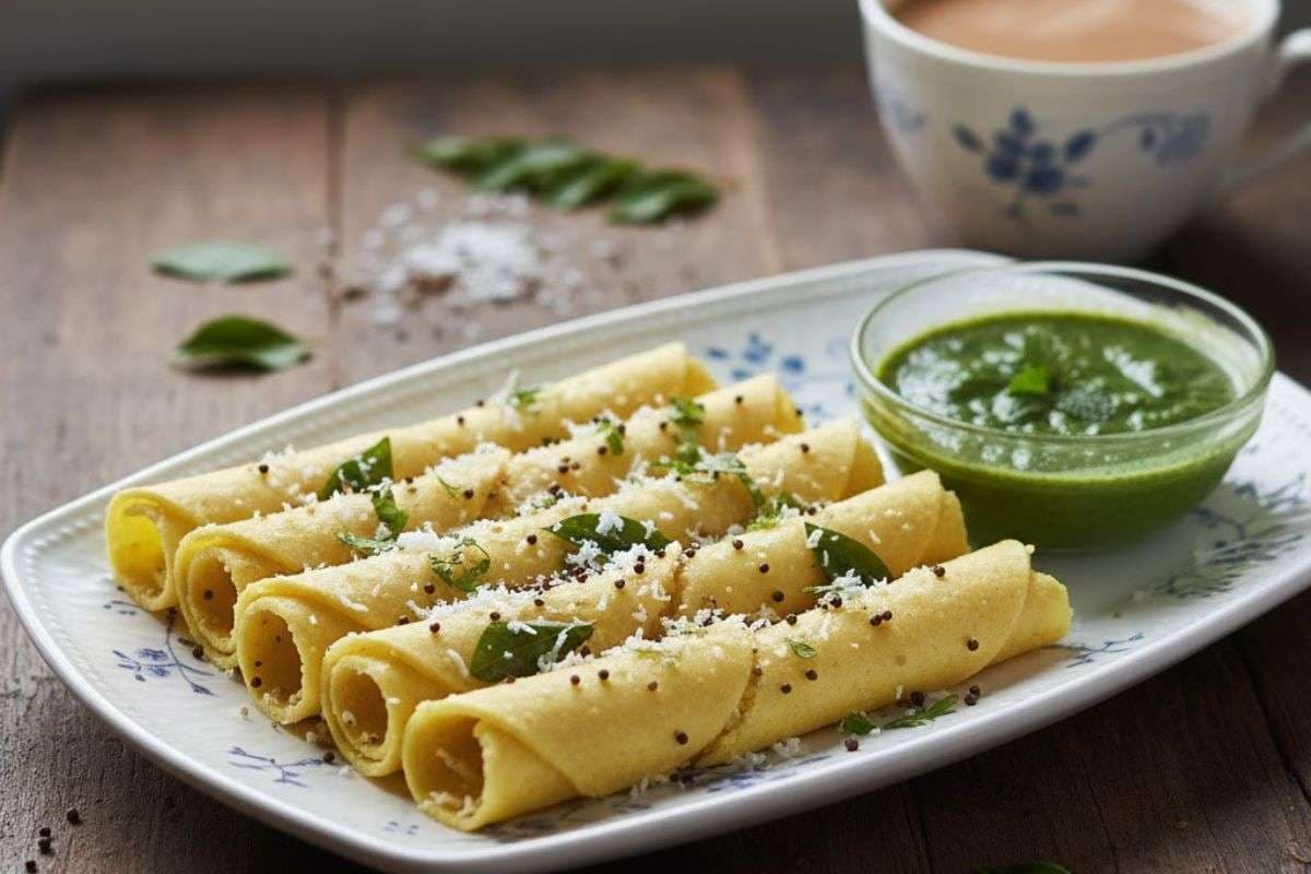 Gujarati Style Khandvi Recipe: टेस्ट में लाजवाब है गुजरात की फेमस डिश खांडवी, ब्रेकफास्ट में आप भी करें ट्राई