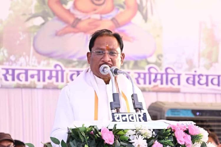 Chhattisgarh News : बाबा के बताए मार्ग पर चलकर ही बनेगा विकसित छत्तीसगढ़, बोले सीएम विष्णु देव साय