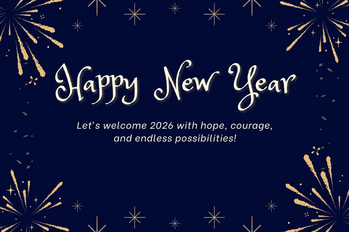 हैप्पी न्यू ईयर 2026 विशेज