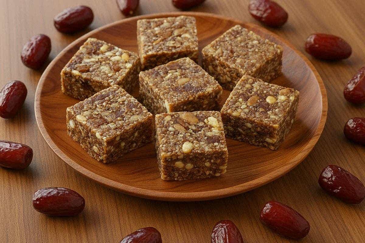 Khajur Pak Recipe: рд╕рд░реНрджрд┐рдпреЛрдВ рдореЗрдВ рдмрдирдиреЗ рд╡рд╛рд▓реА рдкреМрд╖реНрдЯрд┐рдХ рдФрд░ рдПрдирд░реНрдЬреА рд╕реЗ рднрд░рдкреВрд░ рдЦрдЬреВрд░ рдкрд╛рдХ рдХреА рдЖрд╕рд╛рди рд░реЗрд╕рд┐рдкреА