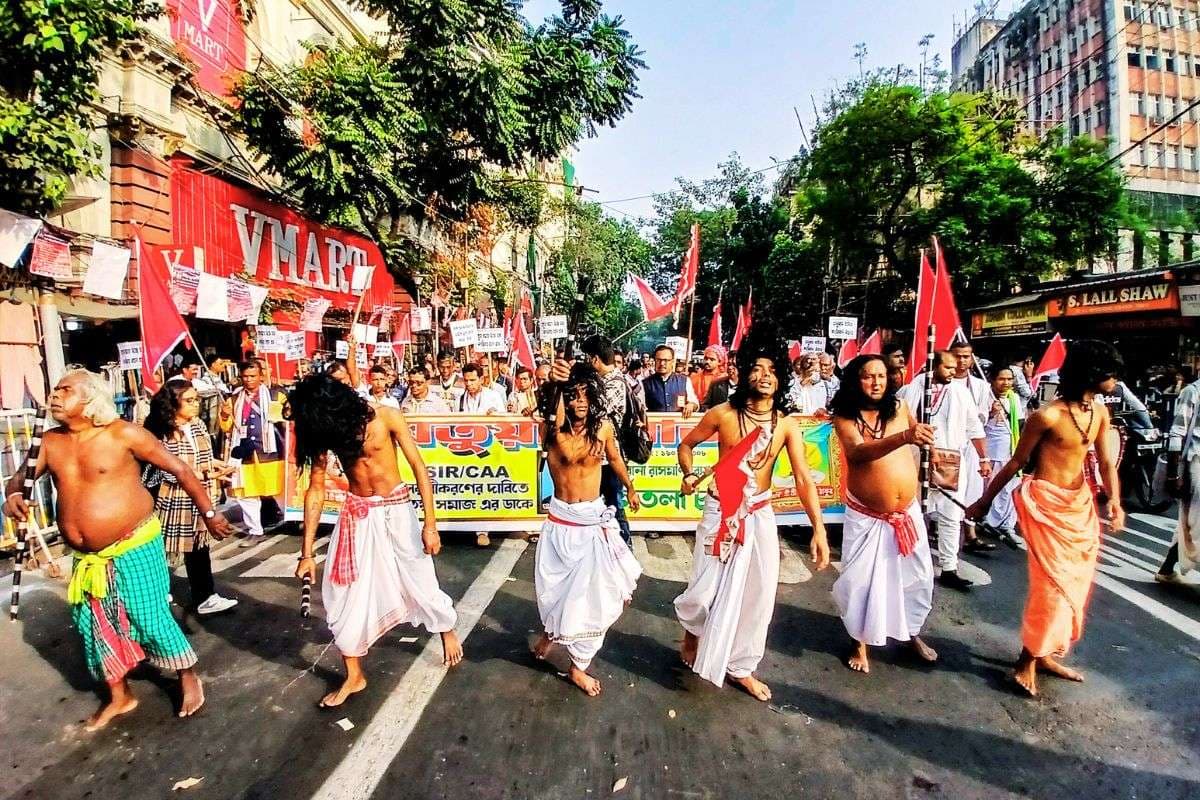 Matua Community Protest in Bengal Matua Community Protest in Bengal