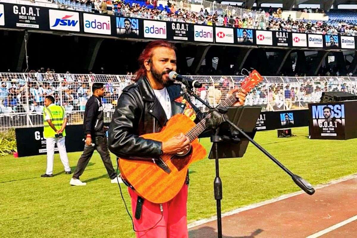 Messi Kolkata Tour Salt Lake Stadium Mess Charles Antony London Messi Kolkata Tour Salt Lake Stadium Mess Charles Antony London