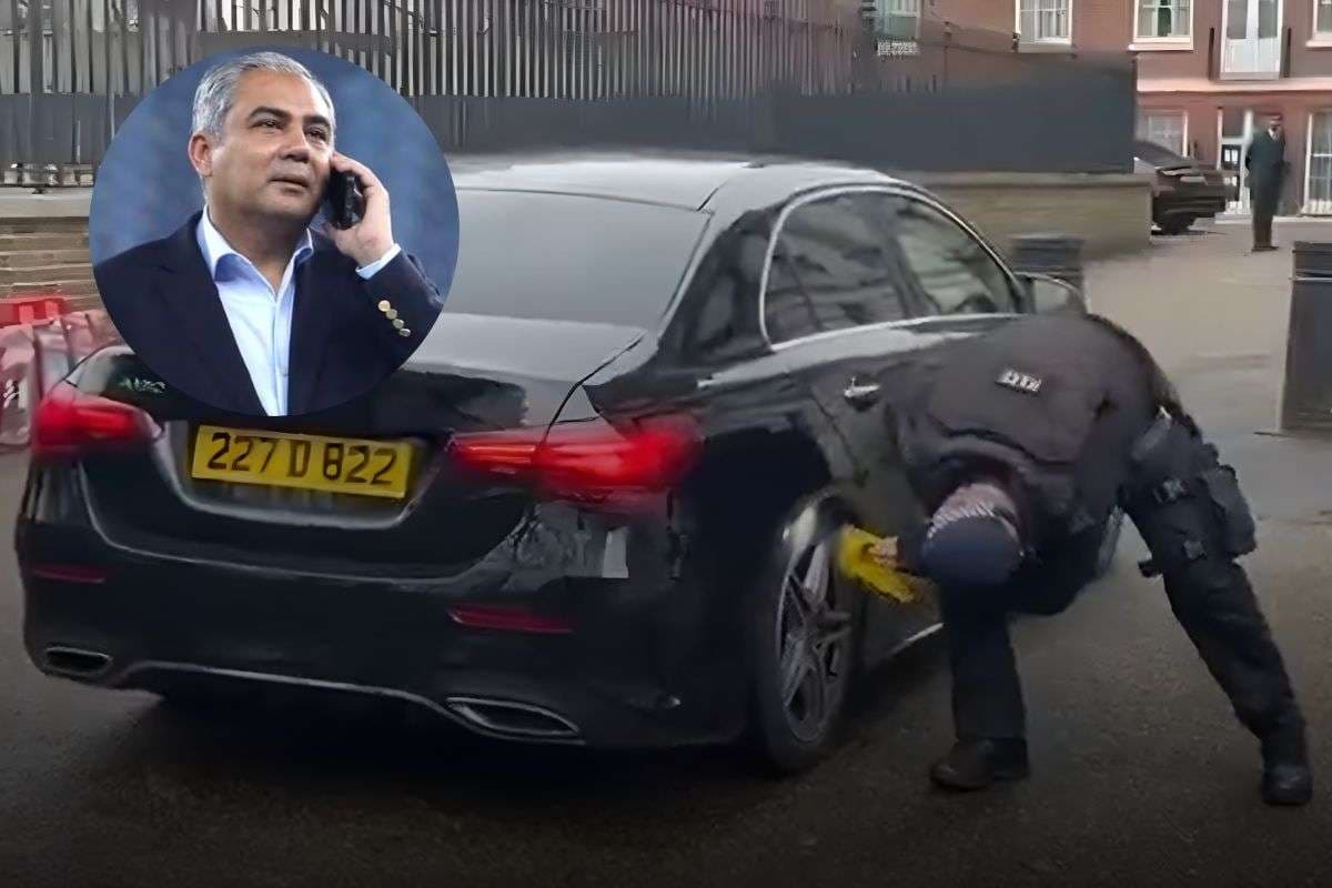 Pakistan’s Interior Minister Mohsin Naqvi car searched in London