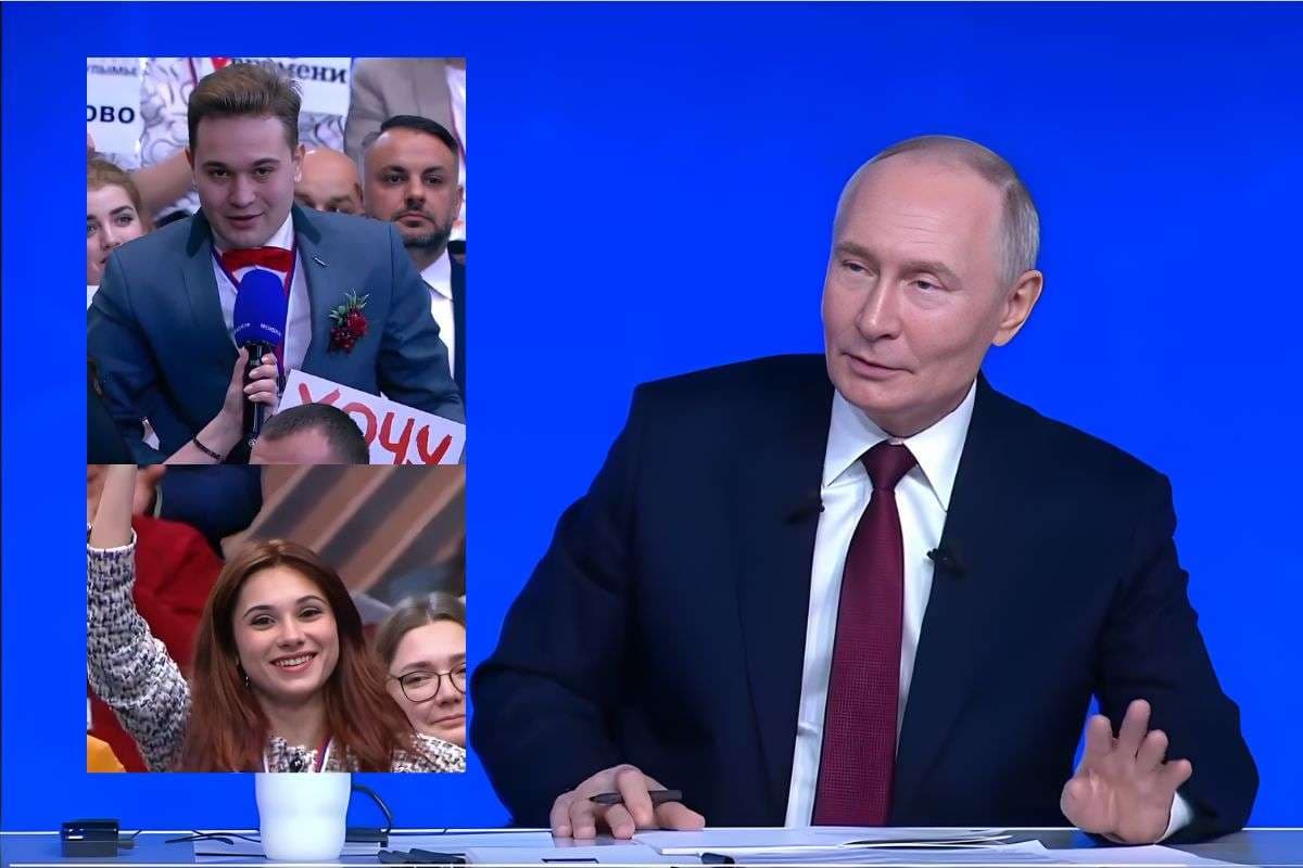 Journalist Proposes Girlfriend in front of Vladimir Putin Press Talk