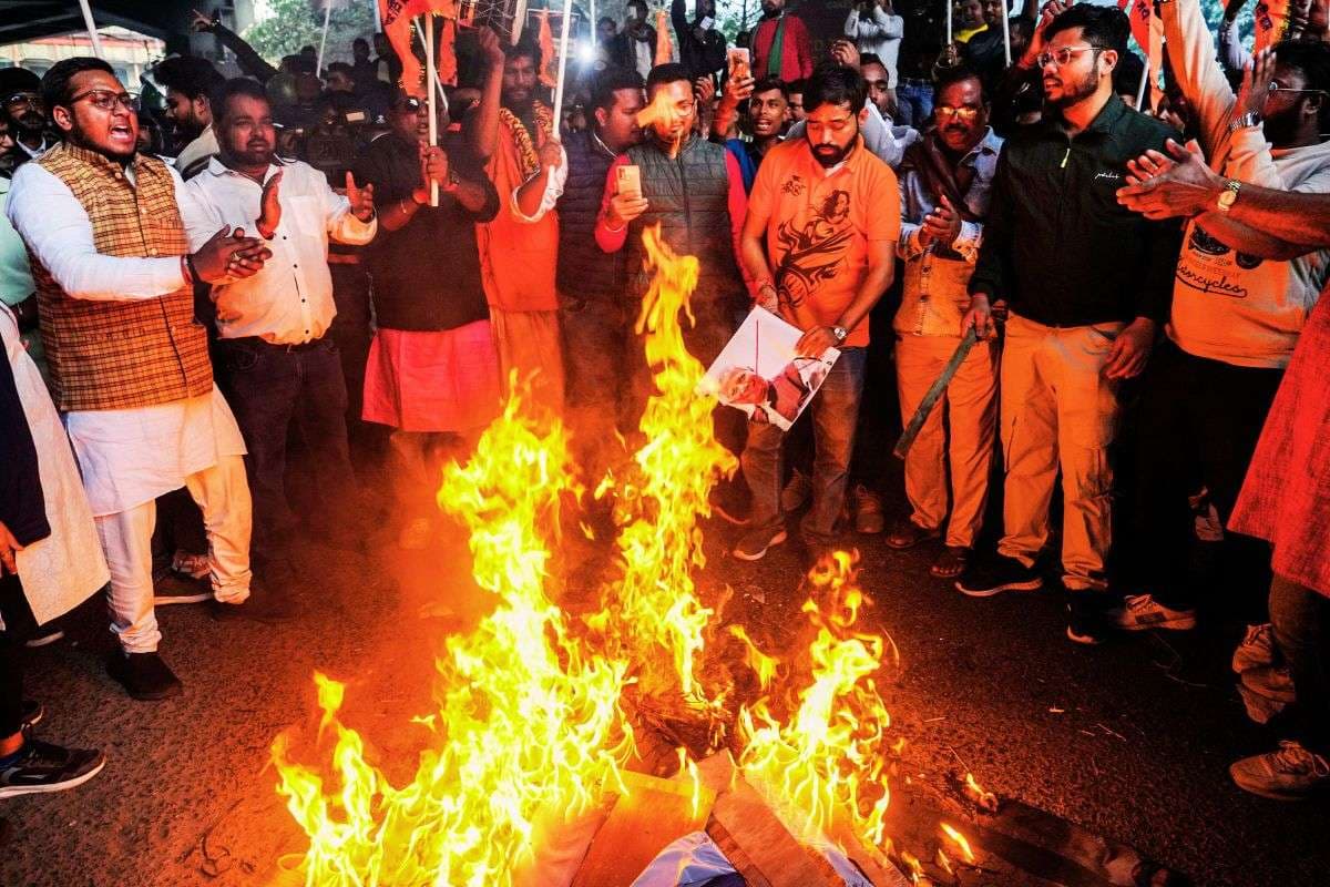Protest Against Atrocities on hindu minorities in Bangladesh