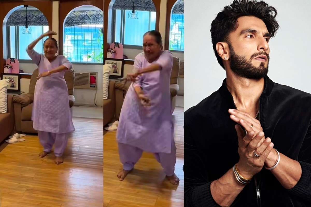 Rupali Ganguly Mother Dances On Dhurandhar Song, Ranveer Singh Reacts Rupali Ganguly Mother Dances On Dhurandhar Song, Ranveer Singh Reacts