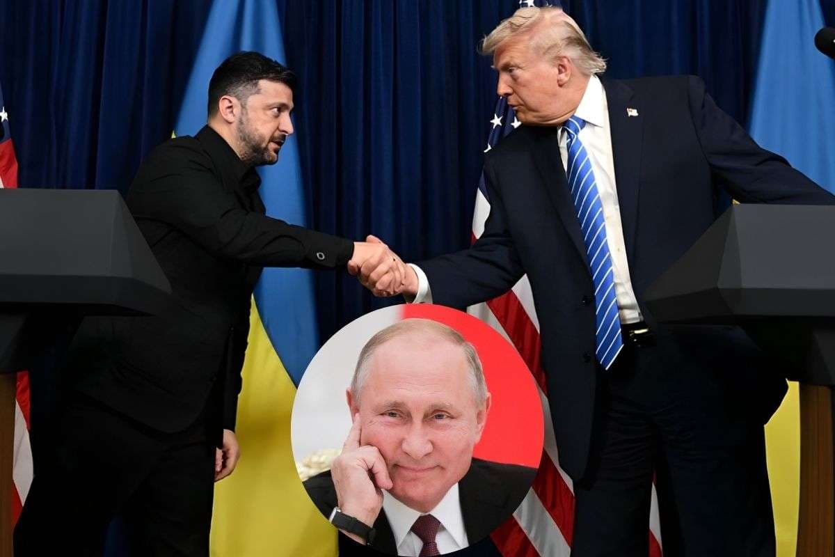 Russia wants to see Ukraine succeed says Donald Trump as Zelenskyy stands beside him