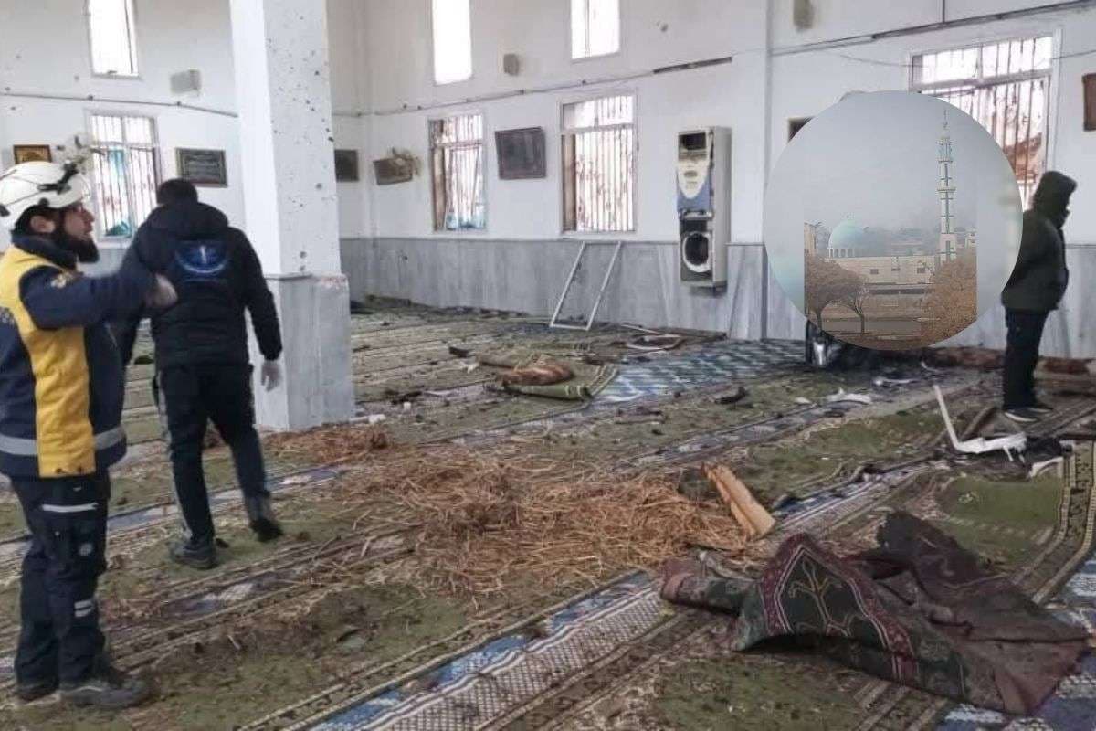 Syria Mosque Explosion Friday Prayers