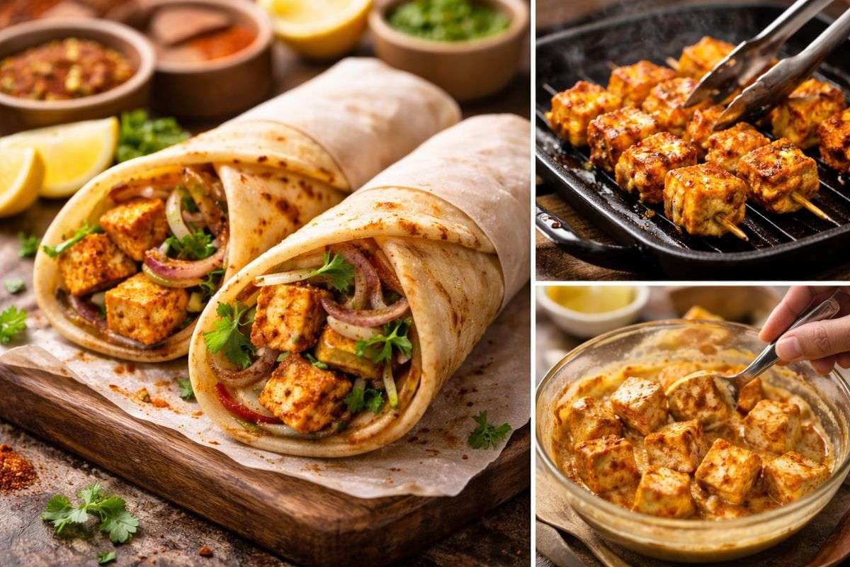 Tandoori Paneer Kathi Roll