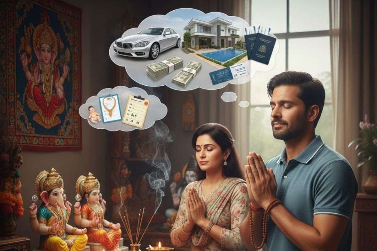 asking God for wealth and prosperity reduce devotion