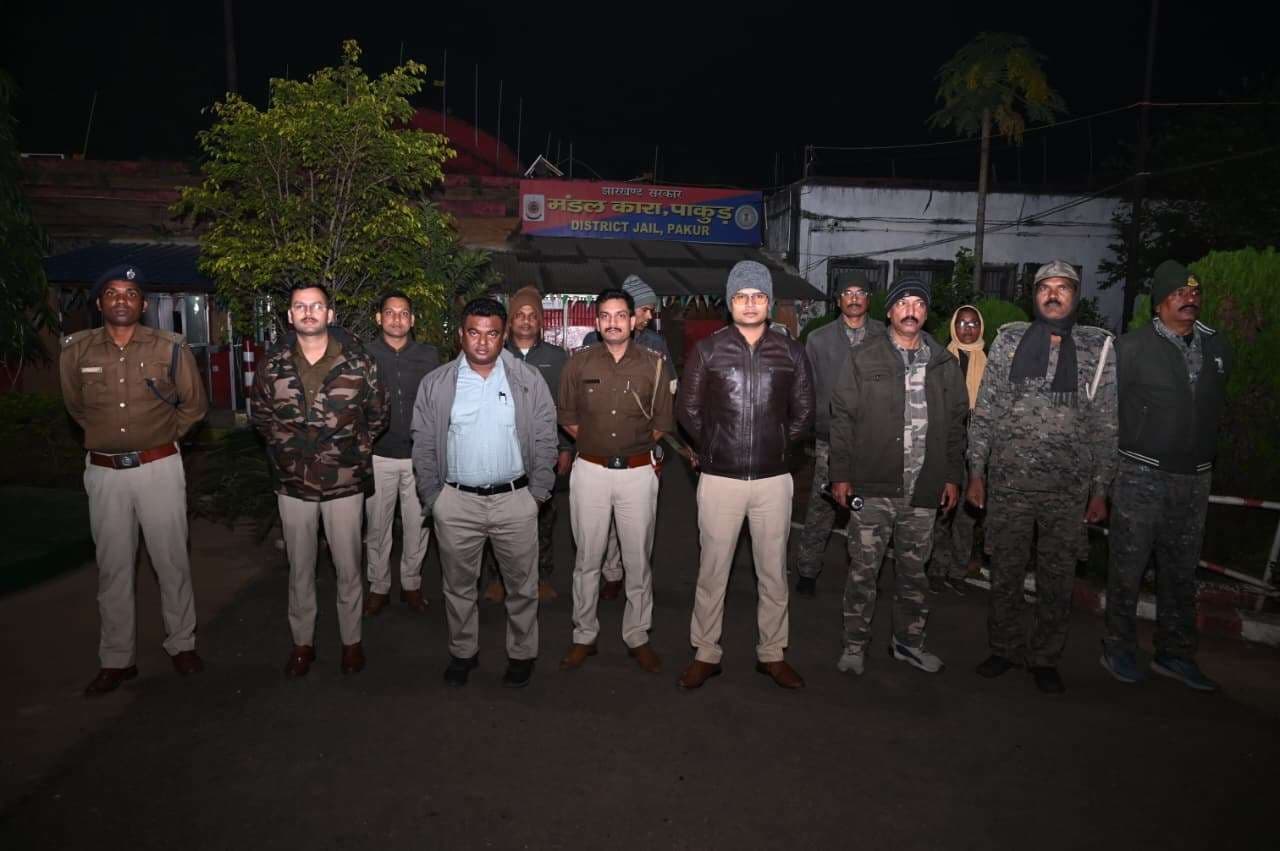 देर रात एसडीओ के नेतृत्व में हुई जेल की जांच